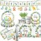 20 Guests-Dinosaur Birthday Party Decorations It's a Boy Baby Shower Party Supplies (Green)